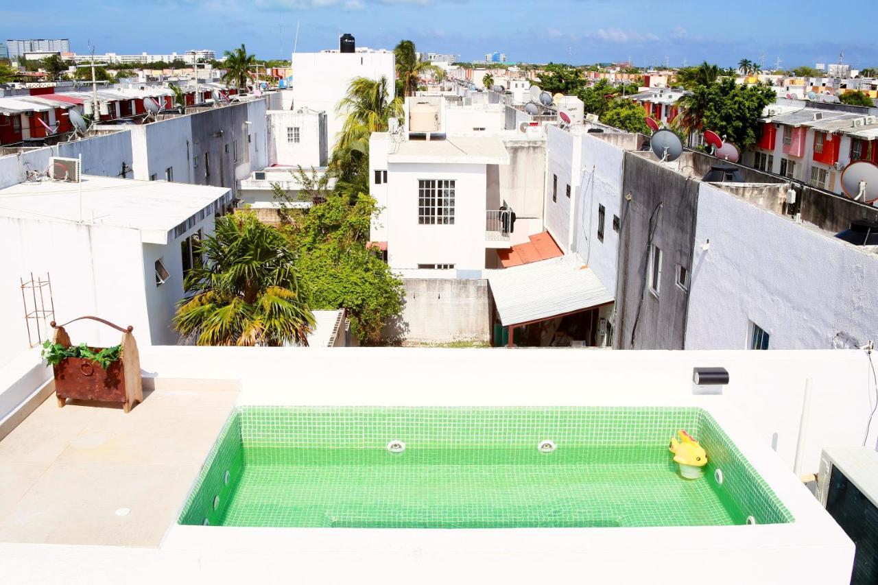 Habitacion, Jacuzzi Rooftop, Gran Wi-Fi Cancún Buitenkant foto