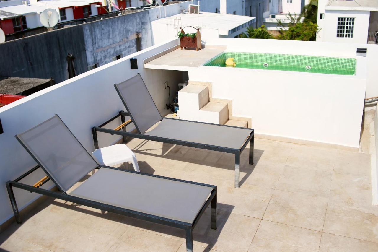 Habitacion, Jacuzzi Rooftop, Gran Wi-Fi Cancún Buitenkant foto
